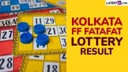 Kolkata Fatafat Result Today: Kolkata FF Result for June 15, 2025 Declared, Check Winning Numbers and Result Chart of Satta Matka-Type Lottery Game