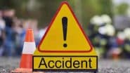 Agra Road Accident: 4 Dead After Speeding Pickup Loses Control, Overturns on Agra-Firozabad Road in Uttar Pradesh
